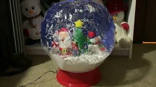 2005 Gemmy Inflatable Snow Globe (Possible prototype/sample or display model.)