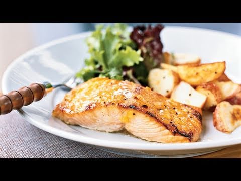 Broiled Salmon with Marmalade Dijon Glaze Recipe