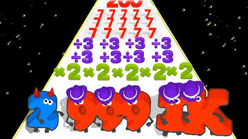 Number Master - 2048 Number Run 3d gameplay Android, iOS All Max Levels part 13 #numbermaster