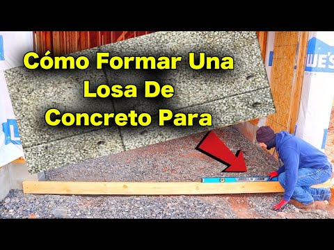 Cómo Formar Una Losa De Concreto Para Un Garaje