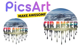 Picsart Dripping effect || NAME TEXT || Editing Tutorial || 01