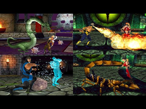 Mortal Kombat Legacy Kollection All Fatalities Mortal Kombat 4 4K 60ᶠᵖˢ