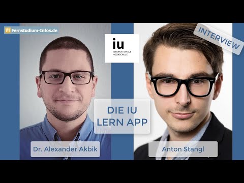 Q&A zur neuen IU Lern App - Vorstellung und Interview mit Dr. Alexander Akbik und Anton Stangl