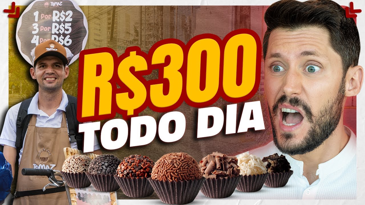 COMO GANHAR DINHEIRO VENDENDO BRIGADEIROS NA RUA!! (GANHE R$ 300,00 POR DIA) COMO GANHAR DINHEIRO VENDENDO BRIGADEIROS NA RUA!! (GANHE R$ 300,00 POR DIA)