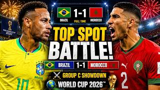 Brazil vs Morocco 1-1 Highlights | Battle for Group Supremacy | World Cup 2026