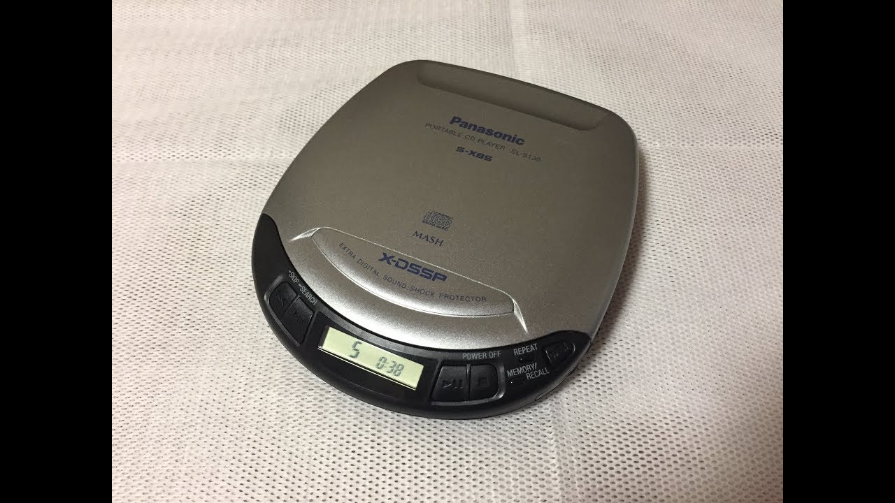 Panasonic　ポータブルCDプレーヤー　SL-S130-S 懐かしの機械】Panasonic ポータブルCDプレーヤー SL-S130