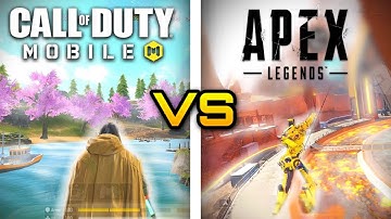 APEX LEGENDS Mobile VS CALL of DUTY Mobile! (Side by Side Comparison!)
