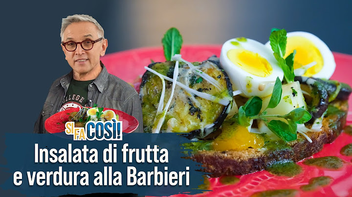 Insalata di frutta e verdura alla Barbieri - Si fa così | Chef BRUNO BARBIERI