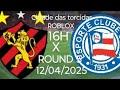 SPORT 4 X 6 BAHIA FUTEBOL 2025 ROUND 5
