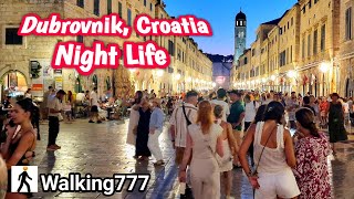 Dubrovnik, Croatia Nightlife  Walking Tour. 