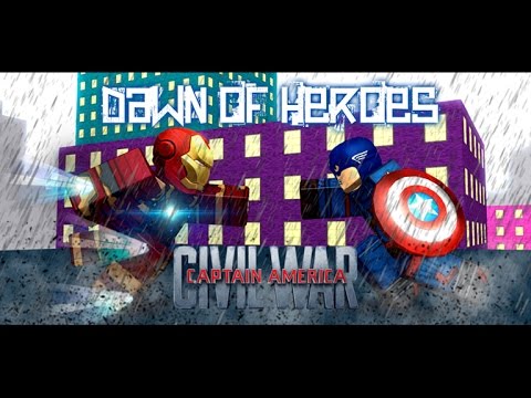 Iron Man Vs Captain America Roblox Dawn Of Heros Youtube - captain america civil war roblox iron man vs captain