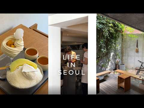 Seoul Vlog - Summer Picnic & Cafe Hopping | Shopping & Street Food | Gwangjang Market, Olympic Park