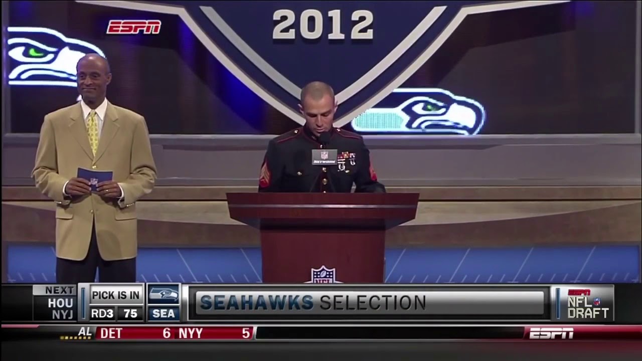 Russell Wilson being drafted YouTube