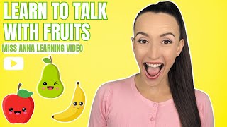 Toddler Learning Apples, Pears & First Words - Speech, Sign, Songs & More