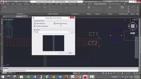 Place Blocks Over Points In Trimble Field Points