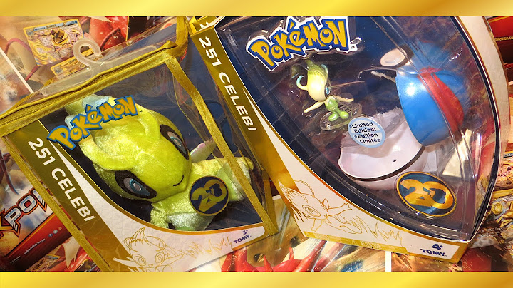 CELEBI | Pokémon 20th Anniversary! | ToyCollection