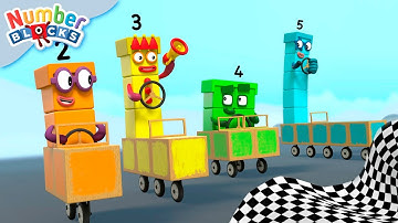 🏆 ¡Carrera de números épica! 🏆 Aprende a contar | Matemáticas para niños 123 | Numberblocks Español