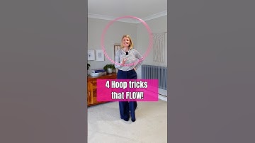 4 Hula hoop tricks that FLOW! #hulahooptricks #hulahooping #hooptricks