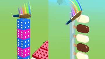 Slice It All Game/Very satisfying and relaxing game/ASMR Slicing Game pt.6