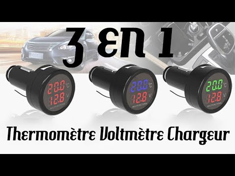 Test Tester votre alternateur pour 3,5€ 3en1 Voltmètre