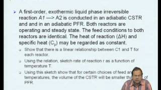 Mod-05 Lec-40 Problem solving:Reactor Design