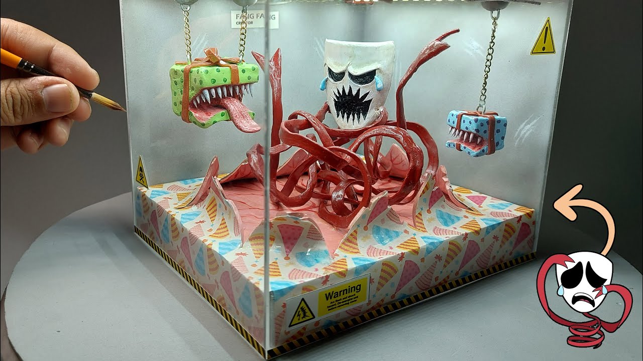 How to Make a Realistic Gangle Diorama | The Amazing Digital Circus Clay Art