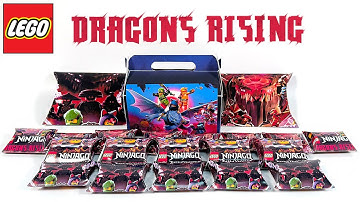 LEGO NINJAGO Ninjago Dragons Rising Season 3 Blind Bags Unboxing!