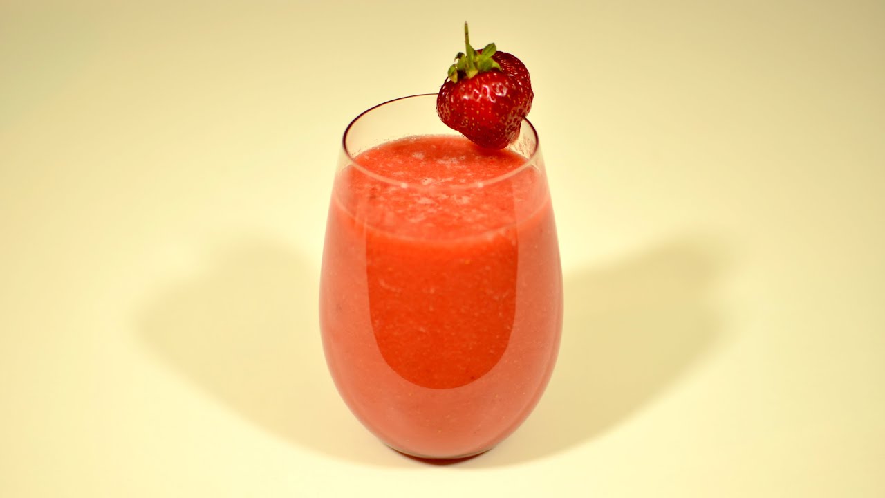 Erdbeer Smoothie | Erdbeerdrink | Kanal-ELF | Koch und Back Rezepte ...