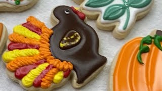 Thanksgiving 🦃 turkey sugar cookie / Royal icing cookies