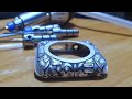 Apple watch 3 hand engraving. художественная гравировка корпуса часов. гравировка пневмоштихелем.