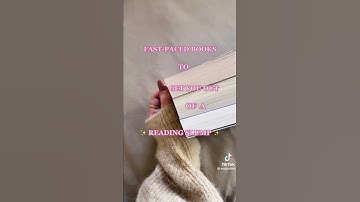 Fast paced books to get you out of a reading slump 📖 #books