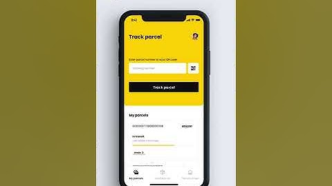 Flutter UI Parcel Shipping Courier App (Figma to Flutter) #Shorts