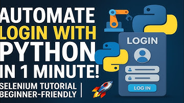 🚀 Automate Website Login with Python Selenium in Just 1 Minute! | Beginner-Friendly Tutorial 🔥
