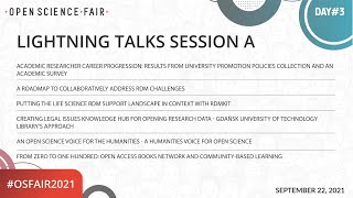 OSFAIR2021 | 23rd Sept | Lightning Talks | Session A Net Worth