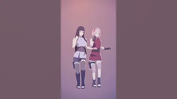 JISOO 꽃 FLOWER Sakura Hinata Naruto MMD 