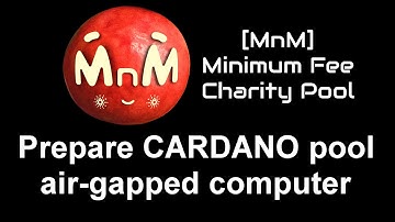 Beginners guide to setting up air-gapped computer for Cardano stake pool.