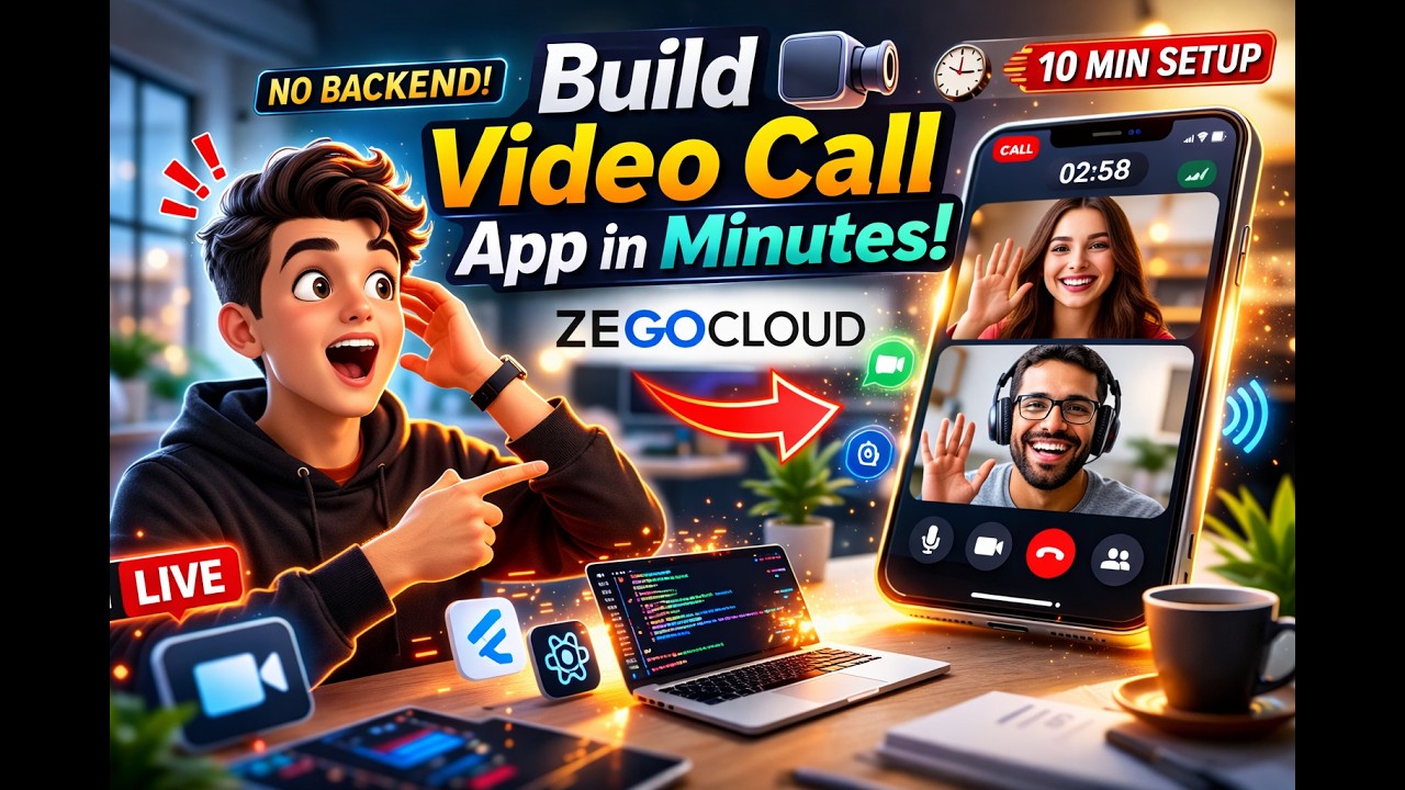 Build a Video Calling App in Minutes using ZEGOCLOUD | Flutter Tutorial ...