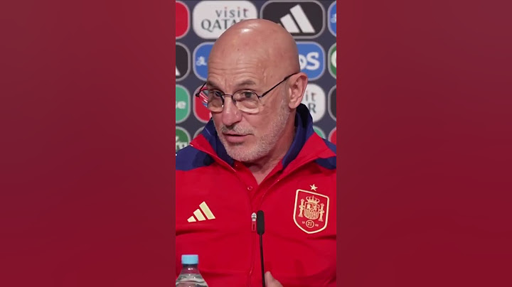 TREMENDO HALAGO de LUIS DE LA FUENTE a CRISTIANO RONALDO