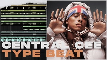 Making Brazilian Funk & Central Cee X Dave Instrumental (FL Studio Silent Cookup)
