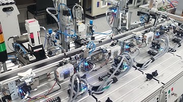 FESTO Mechatronics Trainers with Siemens PLC S7 1500 #automation #plc #siemens #mechatronics #fyp