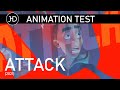 Attack  character animation test 2021