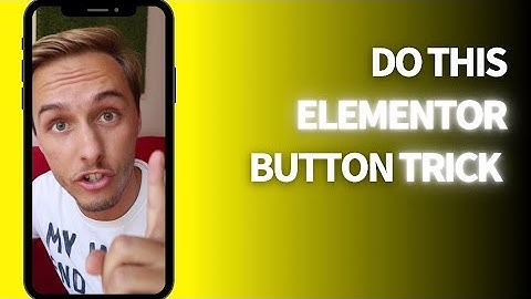 Elementor Trick: How to Add a Sticky Button (SEO Tip)