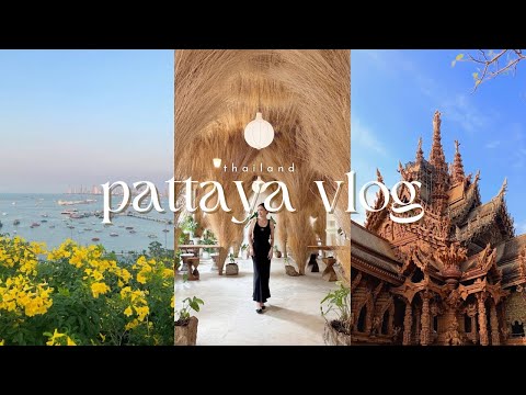 2 days in pattaya, thailand | aesthetic cafe, go kart, night life & seafood buffet
