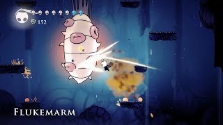 Hollow Knight - Flukemarm Boss Fight One Minute Easy Mode