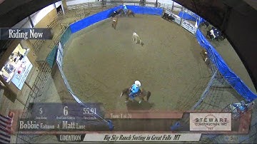 Big Sky Ranch Sorting Saddle Series #4 - #5 SORT - Round #2 - Ride #1