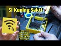 Review dan Proses pembuatan wifi unlimited kuning