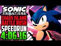 Old sonic frontiers ps5  chaos island battle rush speedrun in 40616