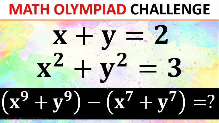 Maths Olympiad Preparation | An Algebra Challenge
