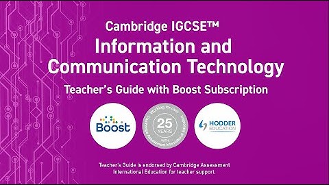 Cambridge IGCSE ICT Teacher