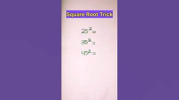 Square Trick 😍 #shorts #mathstricks